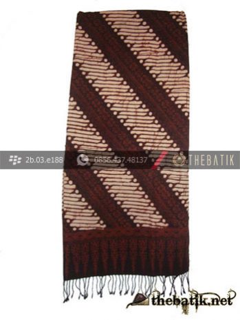 Selendang Batik Dobi Motif Parang Srimpi