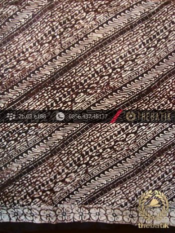 Batik Sutera Jogja Motif Parang Seling Udan Liris
