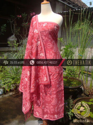 Sarung Selendang Batik Sutera Tulis Jambon