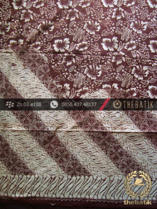 Batik Sutera Jogja Motif Parang Kembang Kontemporer