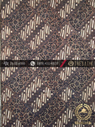 Batik Cap Tulis Jogja Motif Parang Kotak Cakar Hijau