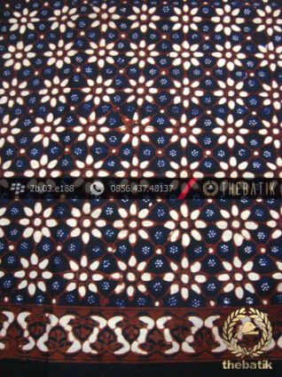 Kain Batik Cap Jogja Motif Kembang Tanjung Sogan