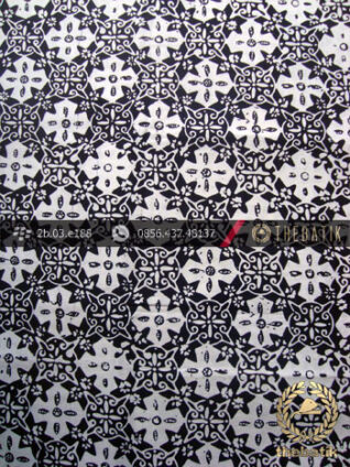 Kain Batik Cap Jogja Motif Bintang Kelengan