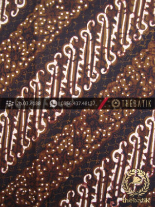 Batik Cap Tulis Jogja Motif Parang Hijau Lumut