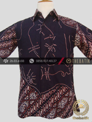 Hem Batik Cap Tulis Jogja Motif Pulau-2