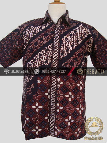 Hem Batik Cap Tulis Jogja Motif Pulau-1