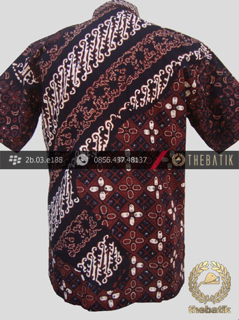 Hem Batik Cap Tulis Jogja Motif Pulau-1
