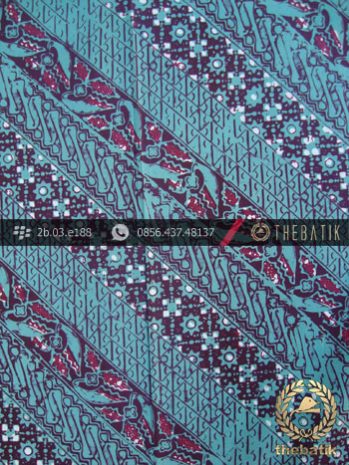 Kain Batik Cap Tulis Jogja Motif Lereng Tosca