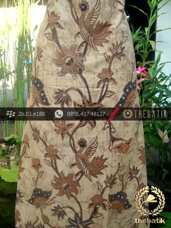 Kain Batik Cap Solo Motif Lung-Lungan
