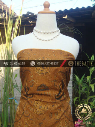 Kain Batik Cap Solo Motif Soga Genes Klasik