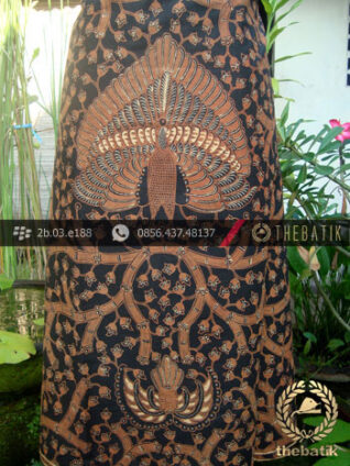 Kain Batik Cap Solo Motif Ukel Merak Bledak