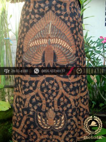 Kain Batik Cap Solo Motif Ukel Merak Bledak
