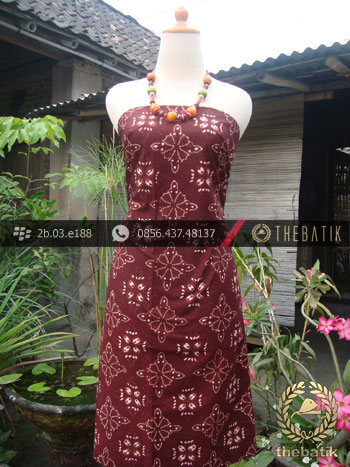 Kain Batik Cap Tulis Jogja Motif Jayakirana Marun