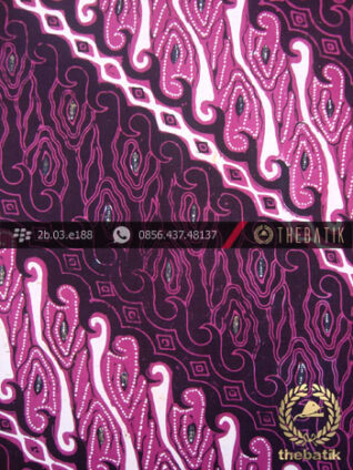 Kain Batik Cap Tulis Jogja Motif Parang Sobrah Jambon