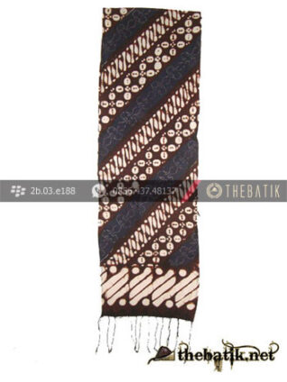 Syal Batik Souvenir Motif Parang Kawung