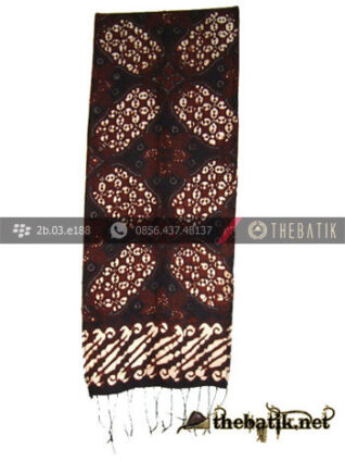 Syal Batik Souvenir Motif Ceplok Kawung