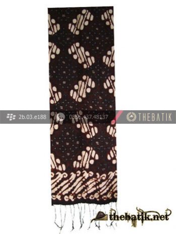 Syal Batik Souvenir Motif Ceplok Keci
