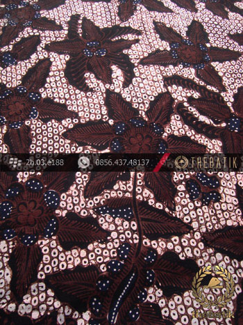 Kain Batik Tulis Jogja Motif Bantulan Gringsing Sogan