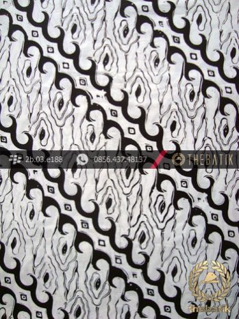 Kain Batik Cap Jogja Motif Parang Sobrah Kelengan