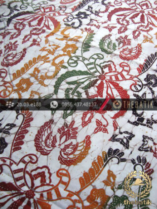 Kain Batik Cap Tulis Jogja Motif Pisang Bali Warna Gradasi