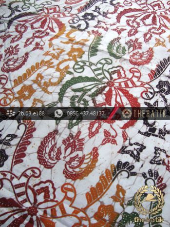 Kain Batik Cap Tulis Jogja Motif Pisang Bali Warna Gradasi