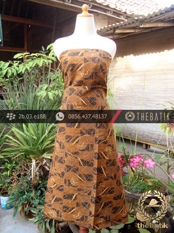Kain Batik Cap Motif Tambal Buketan Solo