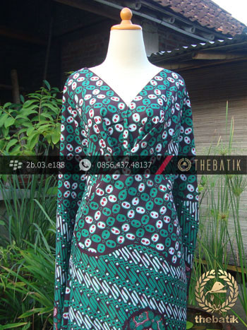 Kain Batik Cap Tulis Jogja Motif Pulau Hijau