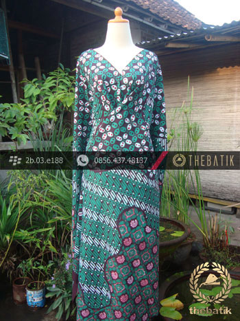 Kain Batik Cap Tulis Jogja Motif Pulau Hijau