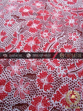 Kain Batik Tulis Jogja Motif Bantulan Gringsing Merah Jambon