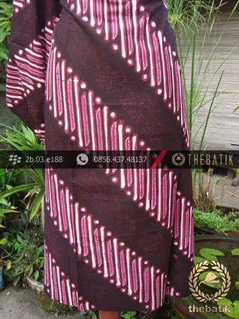 Kain Batik Cap Tulis Jogja Motif Parang Srimpi Jambon