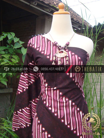 Kain Batik Cap Tulis Jogja Motif Parang Srimpi Jambon
