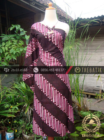 Kain Batik Cap Tulis Jogja Motif Parang Srimpi Jambon