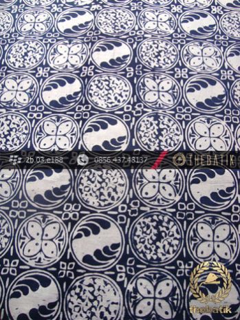 Kain Batik Cap Jogja Motif Ceplok Bunder Kelengan
