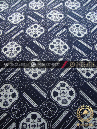 Bahan Batik Cap Motif Ceplok Kelengan