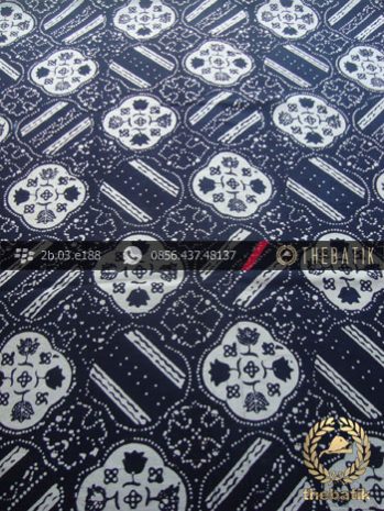 Bahan Batik Cap Motif Ceplok Kelengan