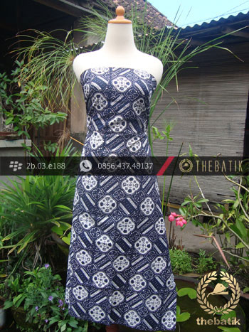 Bahan Batik Cap Motif Ceplok Kelengan