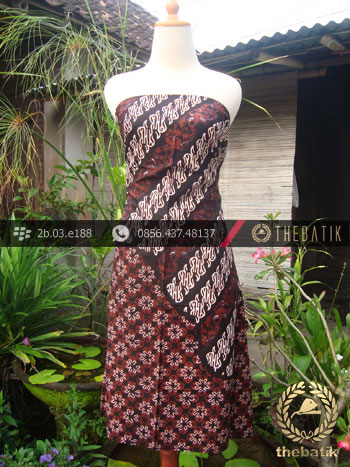 Kain Batik Cap Tulis Yogya Motif Parang Semut Kombinasi