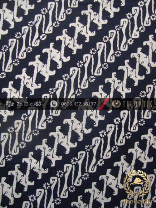 Kain Batik Cap Yogya Motif Parang Jenggot Seling Sawut