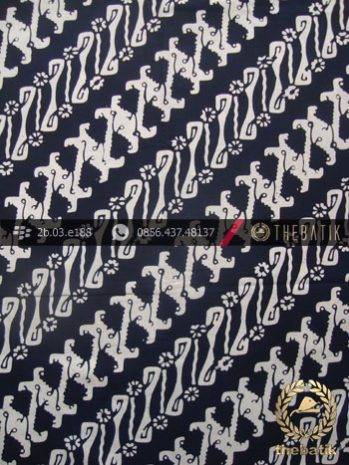 Kain Batik Cap Yogya Motif Parang Jenggot Seling Sawut