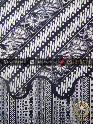 Kain Batik Cap Yogya Motif Parang Kombinasi Udan Liris