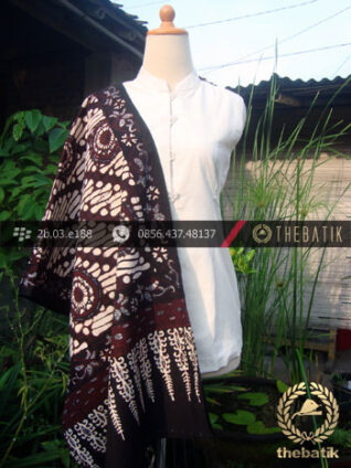 Selendang Batik Motif Parang Gendreh Bintang