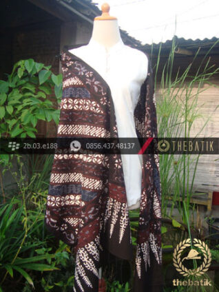 Selendang Batik Motif Parang Seling Kawung