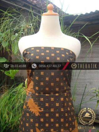 Kain Batik Cap Solo Motif Anggrek Beton