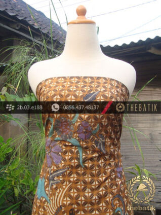Kain Batik Coletan Solo Motif Kawung Angsa