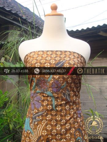 Kain Batik Coletan Solo Motif Kawung Angsa