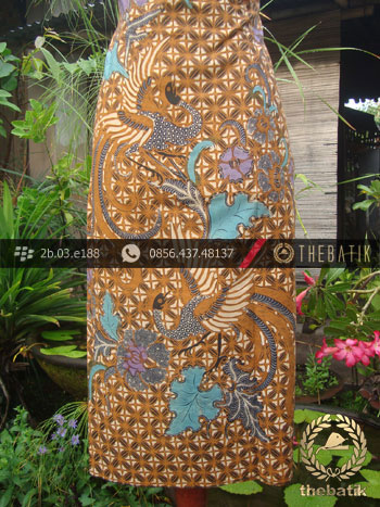 Kain Batik Coletan Solo Motif Kawung Angsa