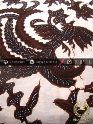 Kain Batik Tulis Yogyakarta Motif Cendrawasih Bledak