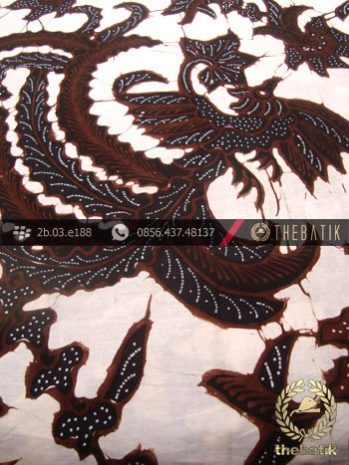 Kain Batik Tulis Yogyakarta Motif Cendrawasih Bledak