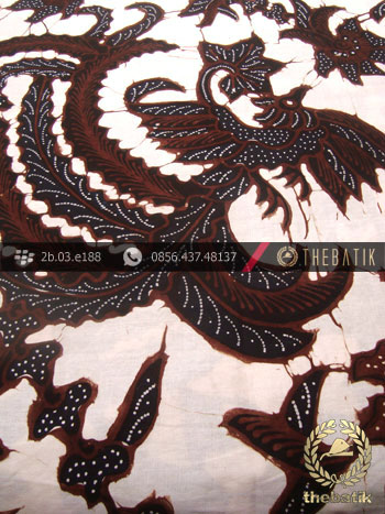 Kain Batik Tulis Yogyakarta Motif Cendrawasih Bledak