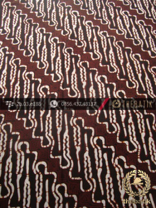 Kain Batik Cap Jogja Motif Parang Curigo Primis